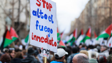 İspanya halkından soykırıma protesto…