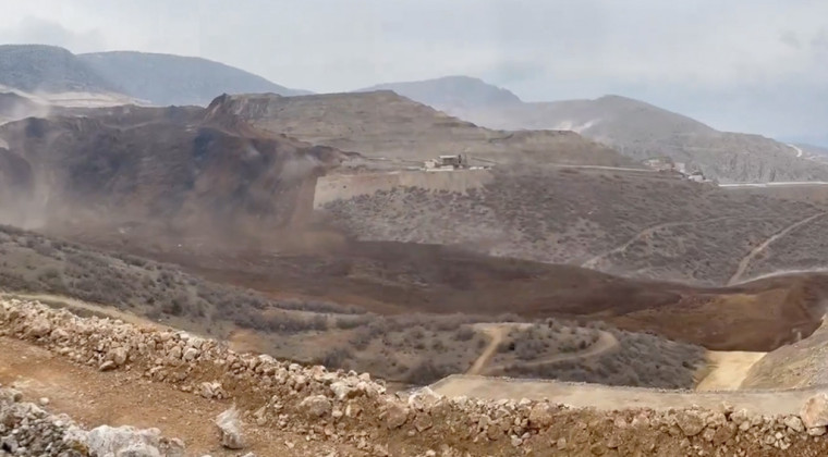 Erzincan’da altın madeninde toprak kayması…